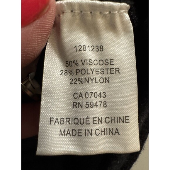 JOIE Black Textured Knit Button Front Sweater Vest Top Large NWT Quiet Luxury L - Picture 7 of 8